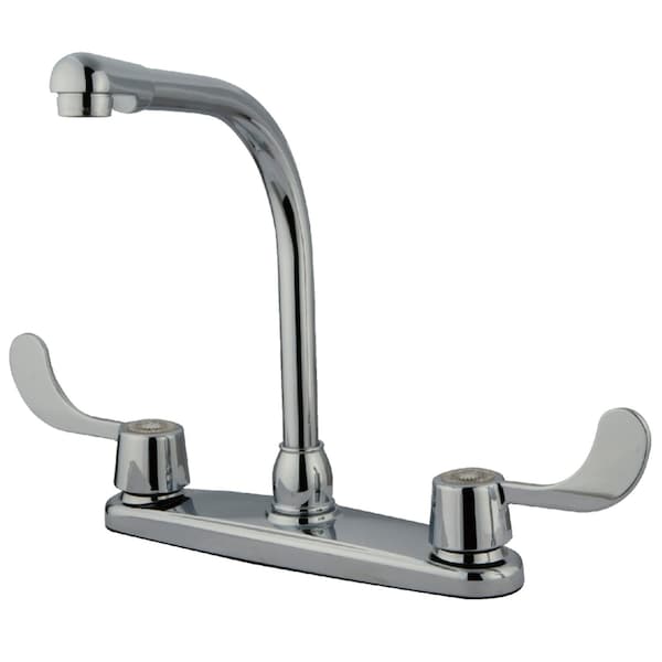 KB761 8" Centerset Kitchen Faucet, Polished Chrome